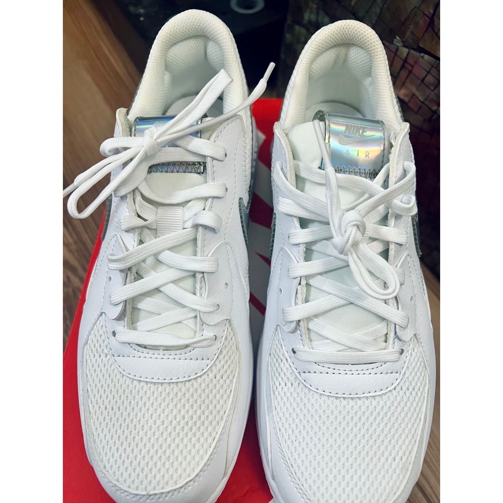 Nike Air Max Excee Womens White Iridescent Holographic Sneakers NEW IOB Size 8.5 - Picture 3 of 6